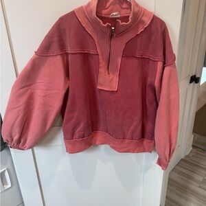 BiBi Coral Quarter-Zip Pullover